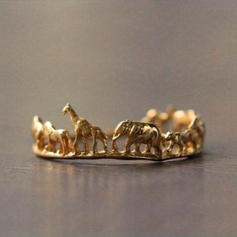 Personality Animal Ring for Women Daily Party Holiday Cute Ring Jewelry Fashion Animal Ring