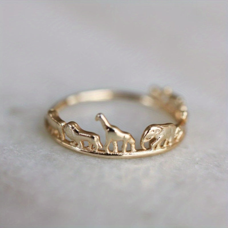 Personality Animal Ring for Women Daily Party Holiday Cute Ring Jewelry Fashion Animal Ring
