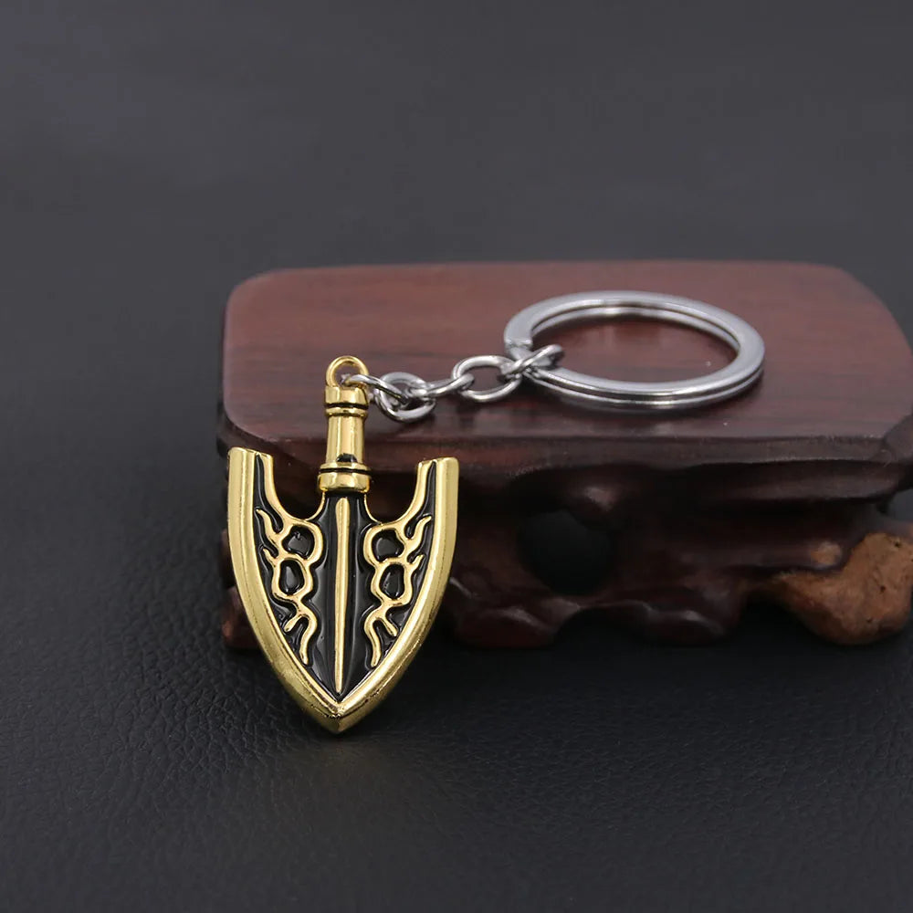 Anime JOJOS BIZARRE ADVENTURE Keychains Kujo Jotaro Arrow Metal Pendant Chain Choker Necklaces Charm Jewelry Gift