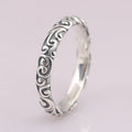 Authentic S925 Silver Ring Regal Pattern Rings For Women Wedding Party Gift fit Lady Fine Jewelry