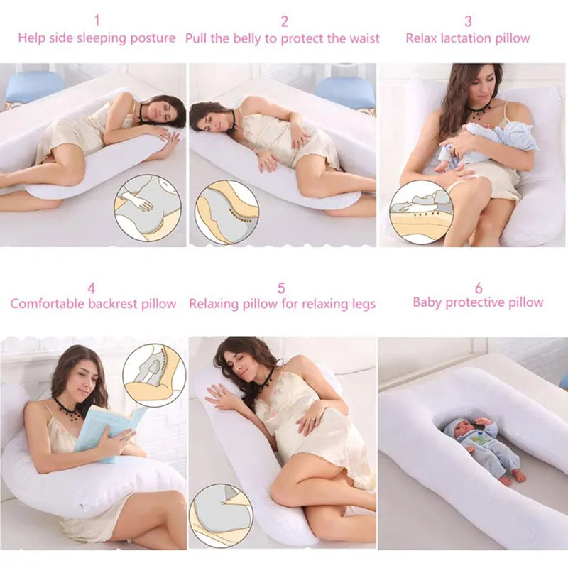 Pregnancy Arthritis Back Pillow 130*70cm Sleeping Waist Pillow for Pregnant Women Nursing Pillow Breastfeeding Cushion for Women