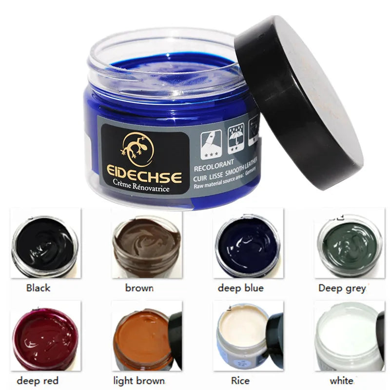 Leather Vinyl Repair Kit Leather Paint Cleaner for Auto Seat Sofa Leather Repair Coats Holes Scratch Cracks No Heat Liquid