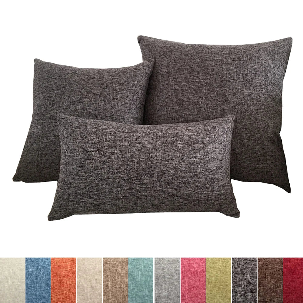 Pack of 2 All sizes Sofa Cushion Cover Home Hotel Decorative Throw Pillow Case