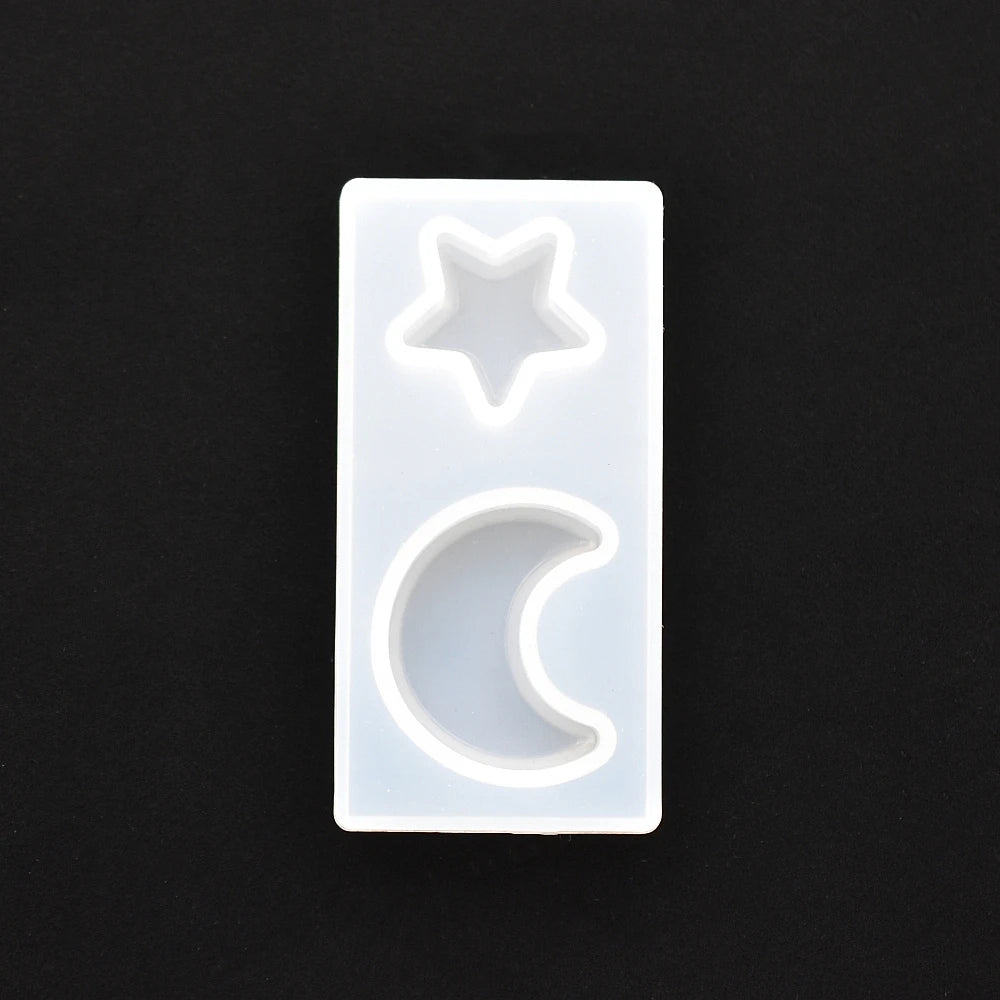 SNASAN Cat Paw Claw Heart Moon Star Silicone Mold Handmade DIY Jewelry Making Epoxy Resin Silicone Casting Mould