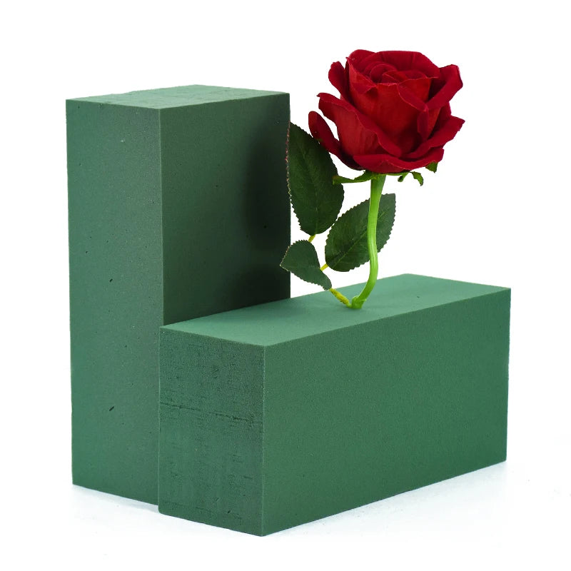 3/6Pcs Wet Fresh Floral Oasis Foam Blocks for Wedding Party Flower Arrangement Decoration Styrofoam Bricks Mud Home Garden Accessories