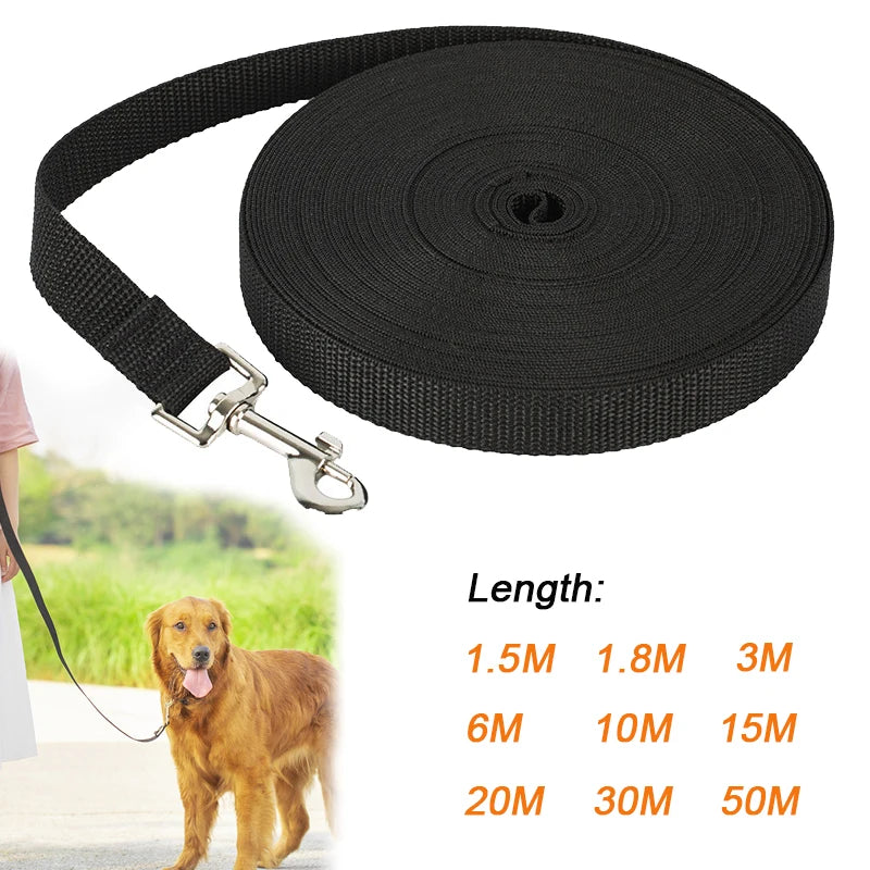 Long Training Pet Dog Leash For Small Big Dogs Cats Outdoor Hiking Puppy Lead 1.5m 3m 10m 30m