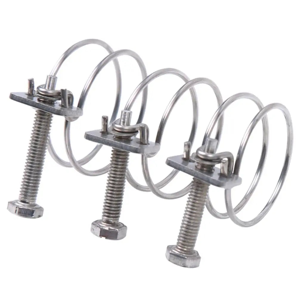 Koi car Hose Clamp Assortment Kit Fixed Pipe Clip Double Wire 304 Stainless Steel Pipe Hoop