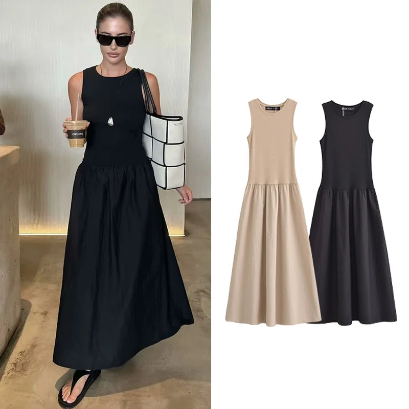 Dress Women's Slim Simple  Dress Street Women's Comfortable Youth Dress Prom Bridesmaid