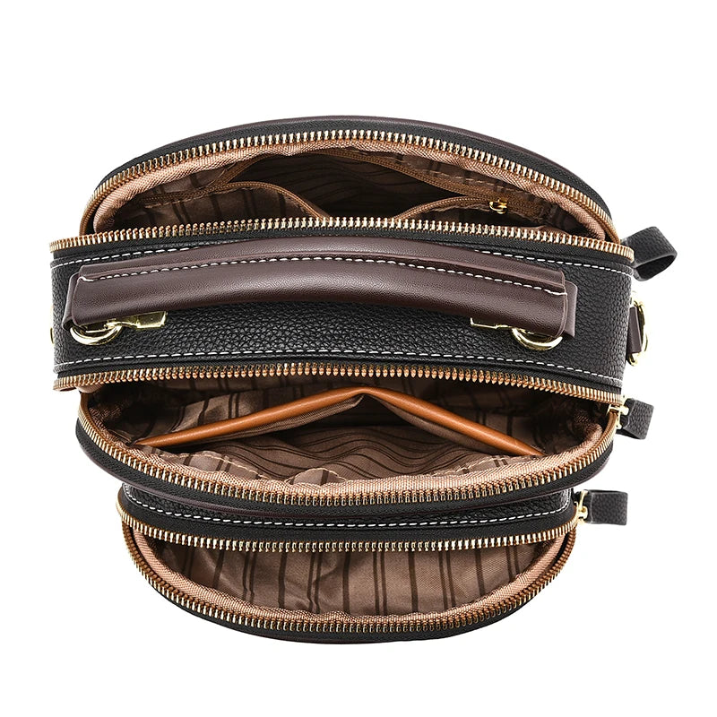 Mini Fashion Crossbody Bag, Trendy Multi Layer Shoulder Bag, Women's Casual Handbag & Purse