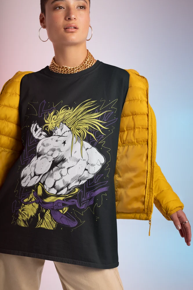 JoJo Bizarre Adventure Shirt Jotaro Kujo Tshirt Dio Giorno T-Shirt Anime Shirt