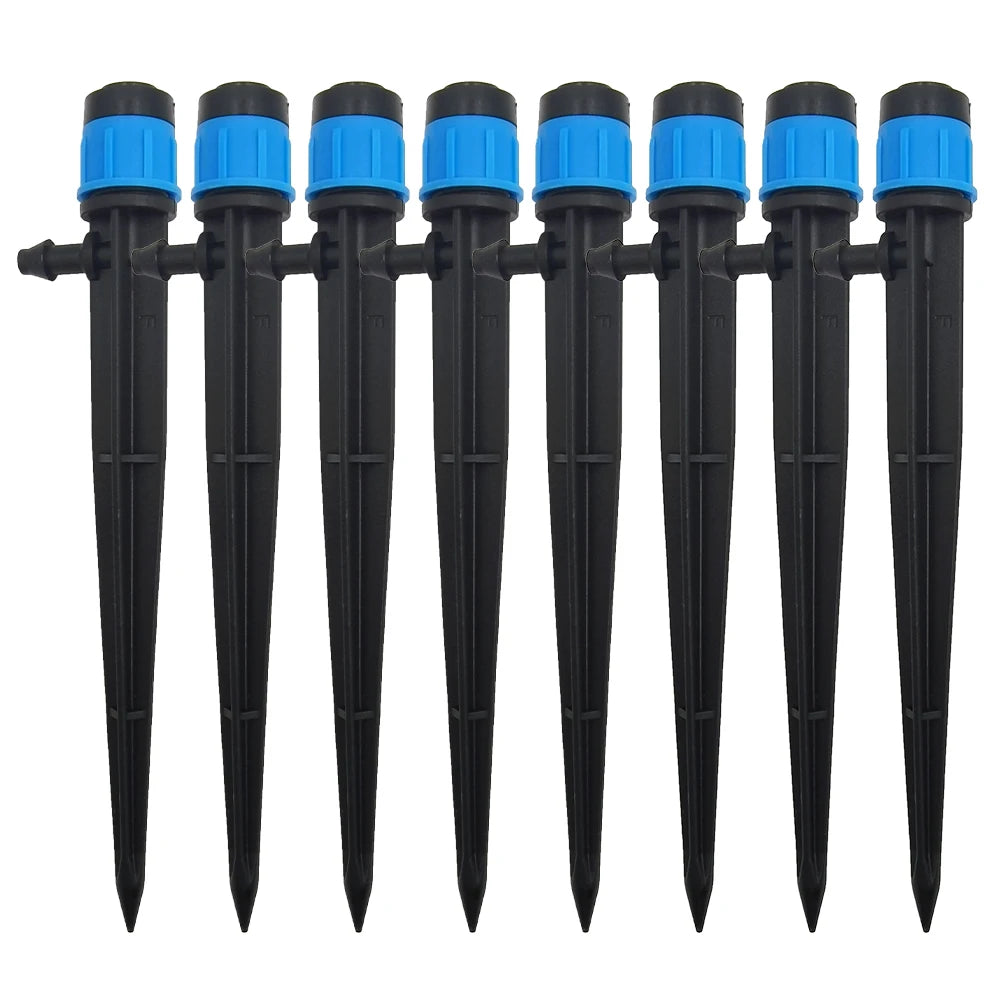 30pcs Adjustable 360° Sprinkler Nozzles for Garden and Greenhouse Watering - 4/7mm Hose Connectors and Accessories