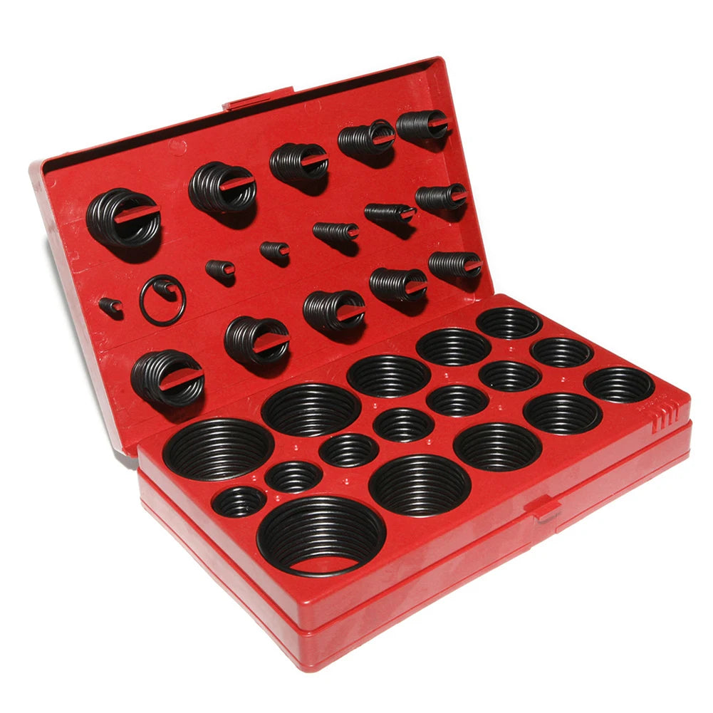 Car O Ring Seal Assortment Set Kit Universal Auto O-Shape Sealing Ring for Garage Plumbing Pipeline for Car Supplies