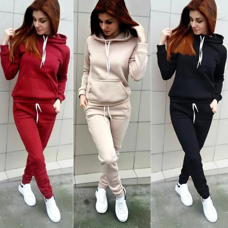Women's Sweatshirt With joggers jogging pants European And American Style Casual Clothing