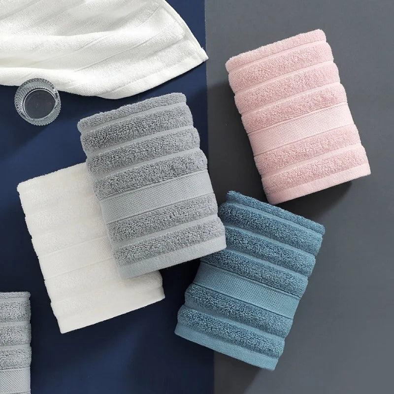 4pcs Sport Gym Towel Square Face Towel Strong Water Absorption Kids Children Small Pure Cotton Towel Wipe Hands 35*35cm