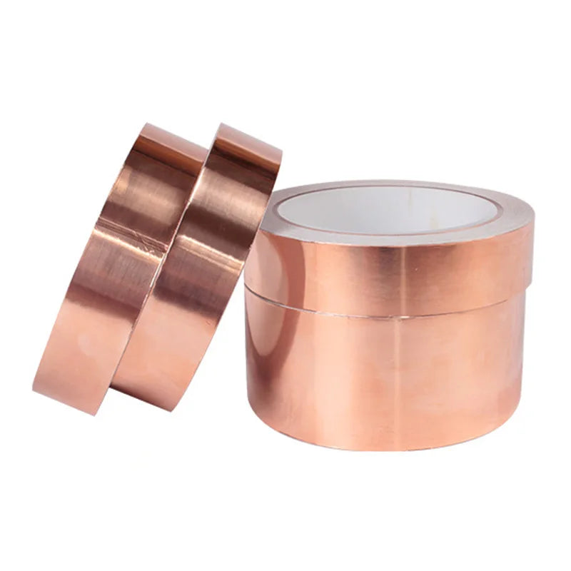 Slug Snail Copper Foil Tape EMI Shielding Doubel Side Conductive Repair Adhesive Tape Snail