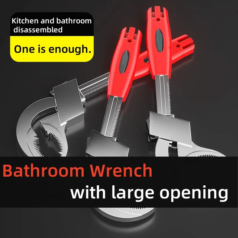 multi-functional sink wrench universal large open faucet bathroom special household water pipe installation tools
