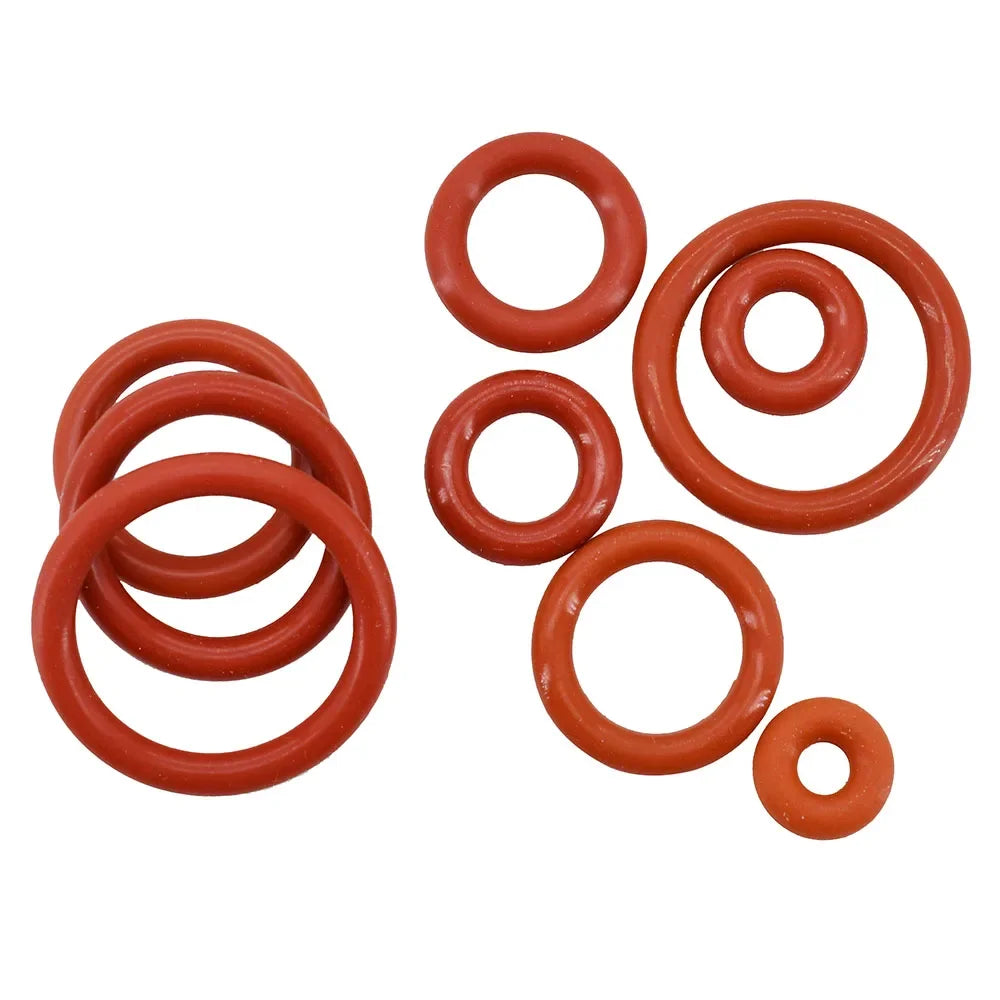 Red Silicon O-ring Sealing Gasket Washers Food Grade Silicone VMQ O Ring Seal Washer Cooker Rubber Insulated Silica Gel CS1-2.4