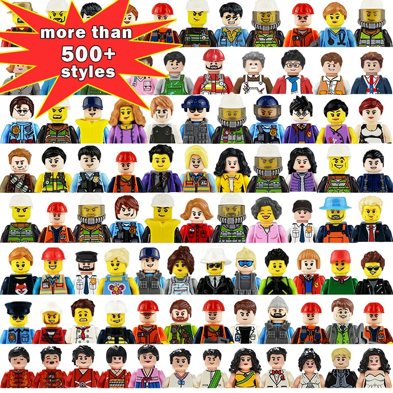 20-300 pack Professional Building Blocks Mini Figure 3D Children DIY Toys Boys and Girls Children Christmas Gift Classic JM227