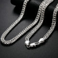 6MM chain 925 Sterling Silver Necklaces for Women Men Charm fashion Jewelry wedding Party Holiday gift 45-60cm
