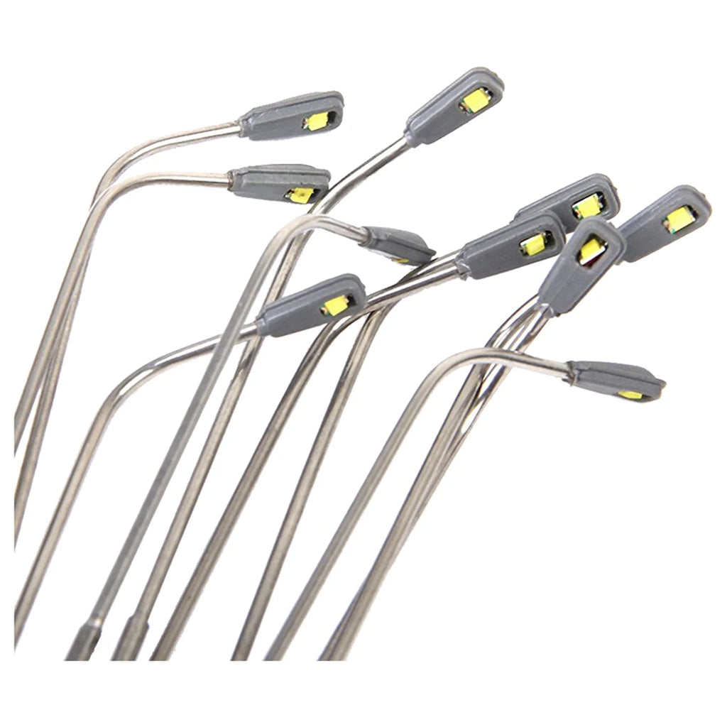 50 Pcs Model LED Street Lamp Lighting Single Train Layout Landscape 1: 100
