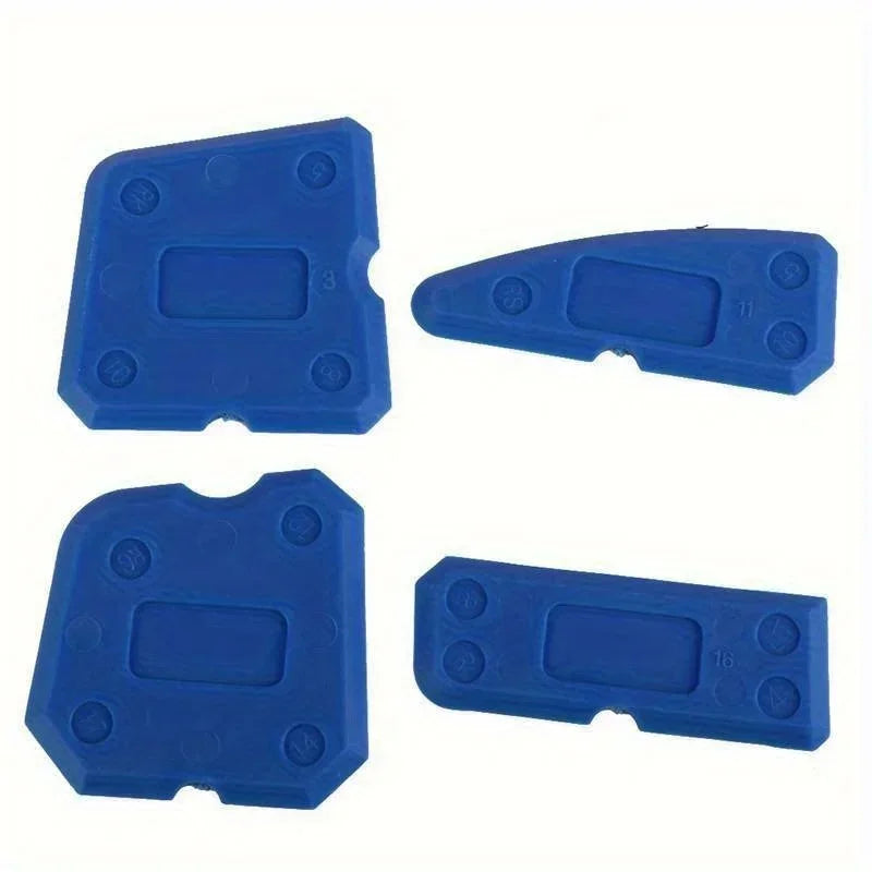 8pcs Silicone Glass Cement Scraper Sealant Grout Remover Tool Home Finishing Caulking Tools Home Cleaning Hand Spatula Tool