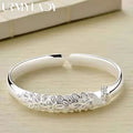 925 sterling silver elegant Peacock opening screen bracelet Bangles for women fashion party wedding Accessories jewelry gift