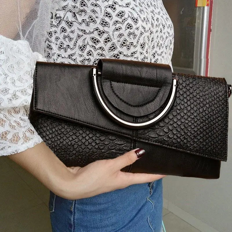 Soft PU Leather Handbag Women Luxury Purses Female Bag Designer Brand Ladies Shoulder Crossbody Bag