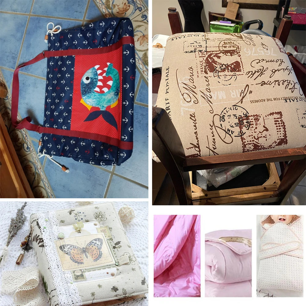 Fusible Interfacing 100 x 50 cm Iron-On Non-Woven Interfacing for Sewing Cover Stitches on The Back of Stitch Zip Projects Fused Beautifully