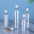 50Pcs 5ml 10ml 30ml 50ml 100ml Plastic Bottle Aluminum Cap Transparent Lotion Sample Bottle Empty Cosmetic Container for Travel