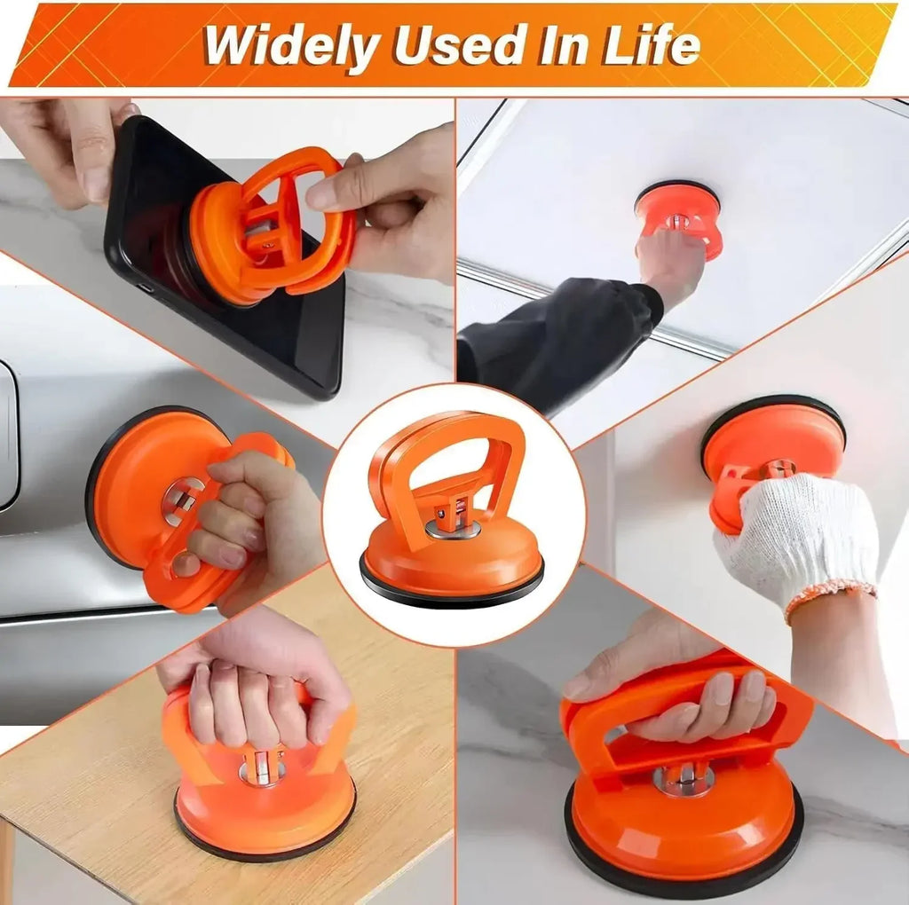 Glass Lifting Suction Cups Heavy Duty Vacuum ABS Handle Holder for Lift Floor Tile Car Windshield Repair Hand Construction Tools