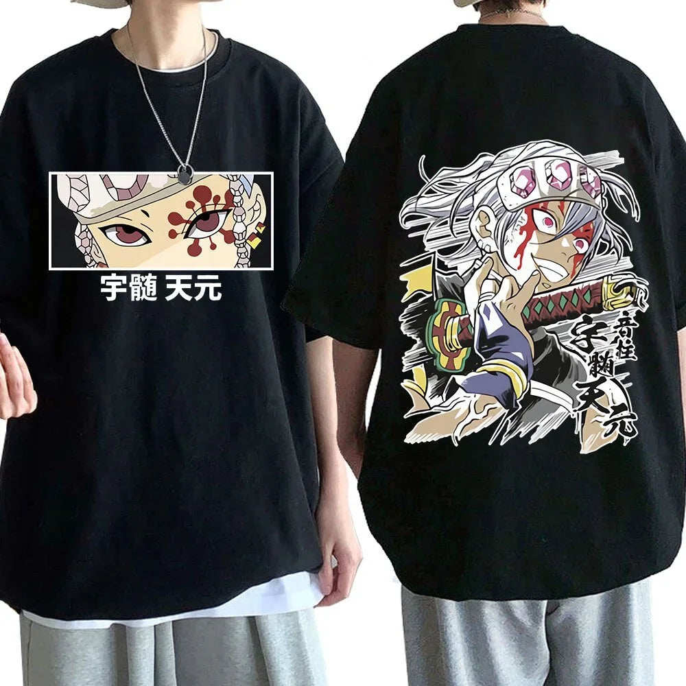 T-Shirts Uzui Tengen Graphic Printed T-Shirts Unisex Fashion Personality Anime Harajuku T-shirt