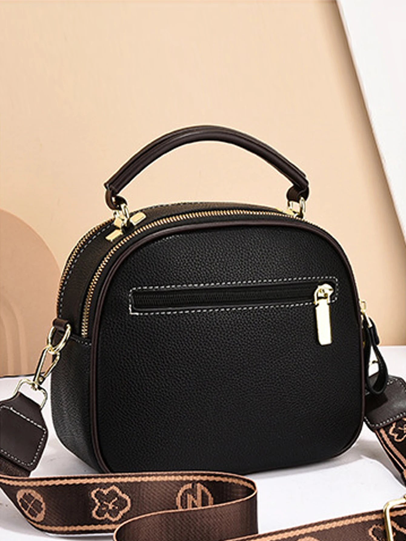 Mini Fashion Crossbody Bag, Trendy Multi Layer Shoulder Bag, Women's Casual Handbag & Purse