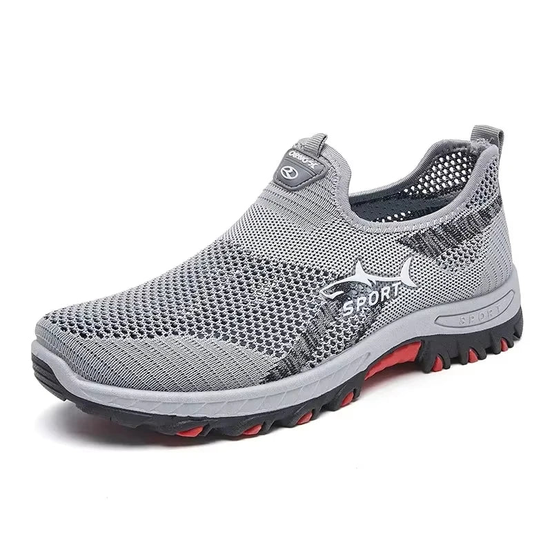 Summer Mesh Men'S Lightweight Sports Shoes Men'S Fashionable Casual Walking Shoes Breathable Men'S Comfortable Walking Shoes