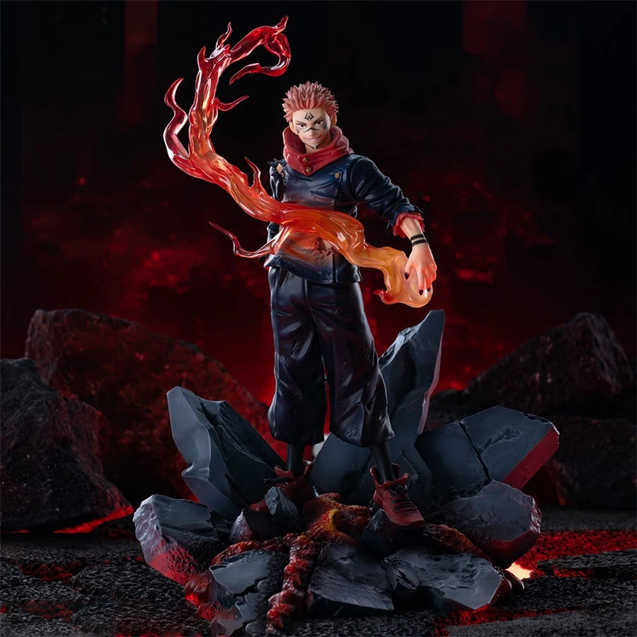 21cm Jujutsu Kaisen Anime Figure Villain Sukuna Action Figure Satoru Gojo/Geto Suguru Figurine PVC Collection Mdoel Doll Toys