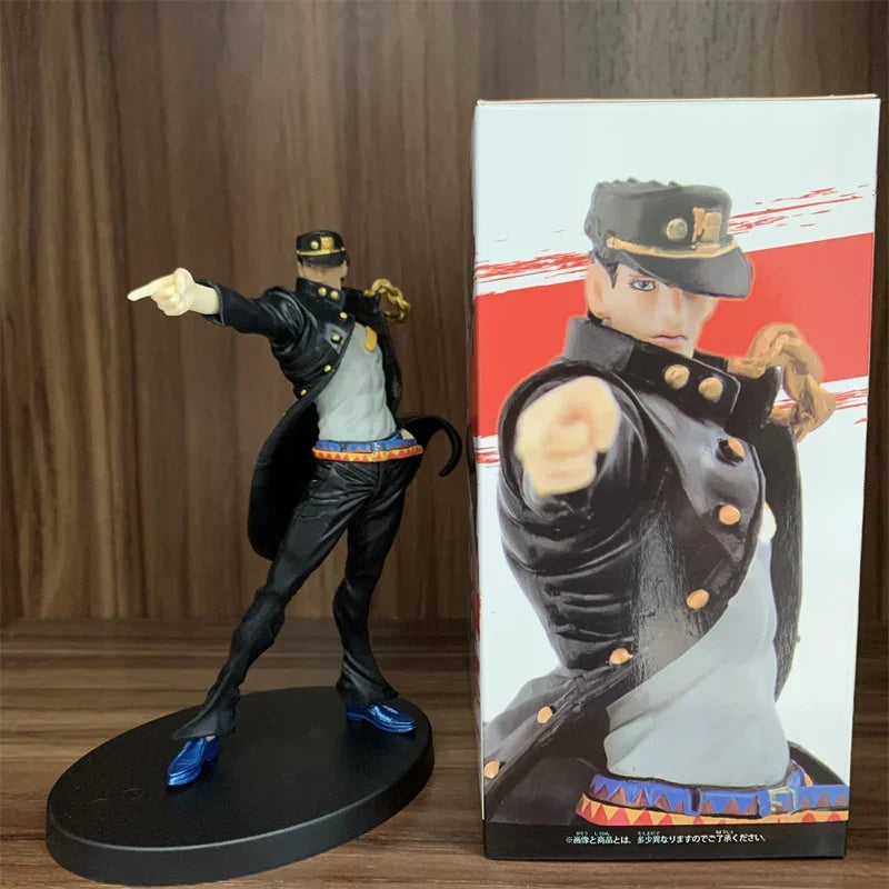 JoJo's Bizarre Adventure Figure Kujo Jotaro Standing Ver. Anime JOJO Figure Jolyne Kujo Jotaro Model Toy Gift 16cm