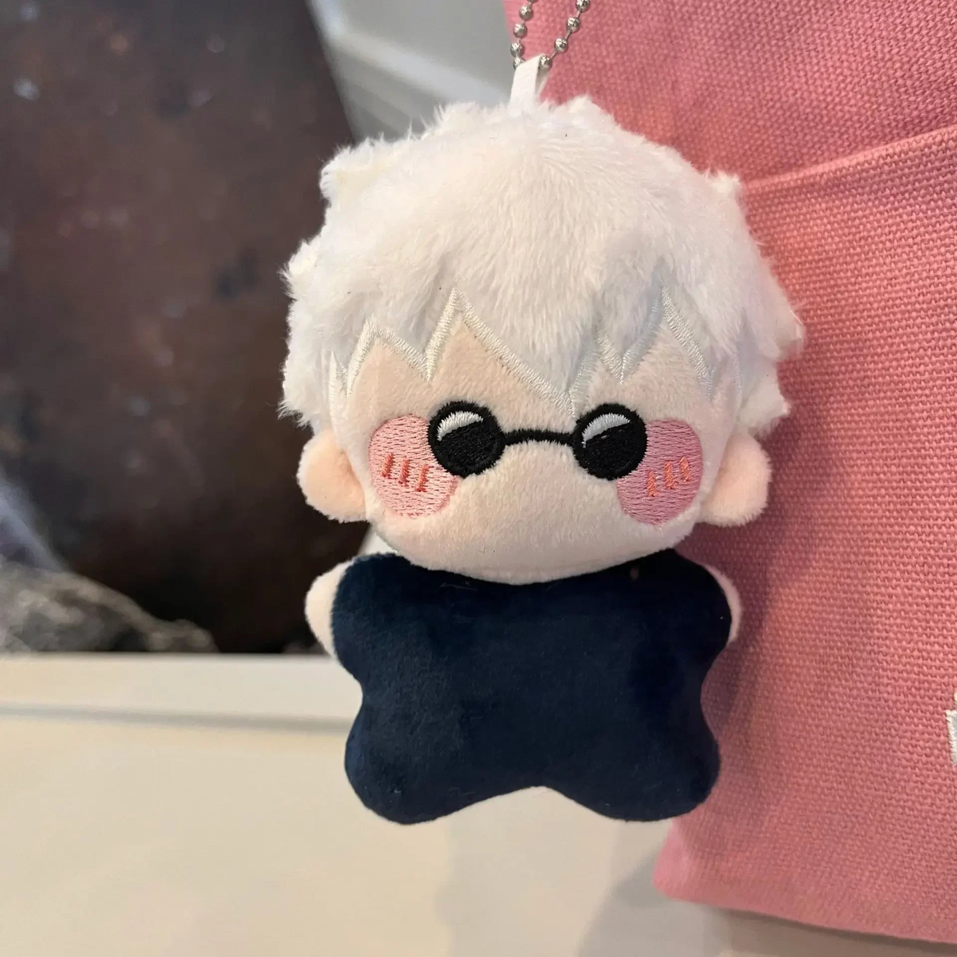 Gojo Keychain Suguru 10cm Plush Doll Kawai Jujutsu Kaisen Anime Peripheral Plushie Toy Nanami Soft Starfish Body Toy Gift