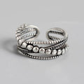 925 Sterling Silver Rings For Girls  Gothic Accessories Fashion Wedding Jewelry For Women GaaBou Jewellery