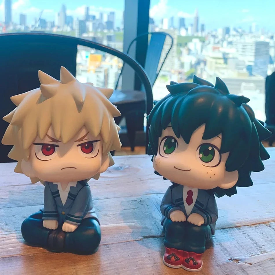LookUp My Hero Academia Midoriya Izuku Anime Figure Boku no Hero Academia Bakugo Katsuki/Todoroki Shoto Action Figure Toys Gifts