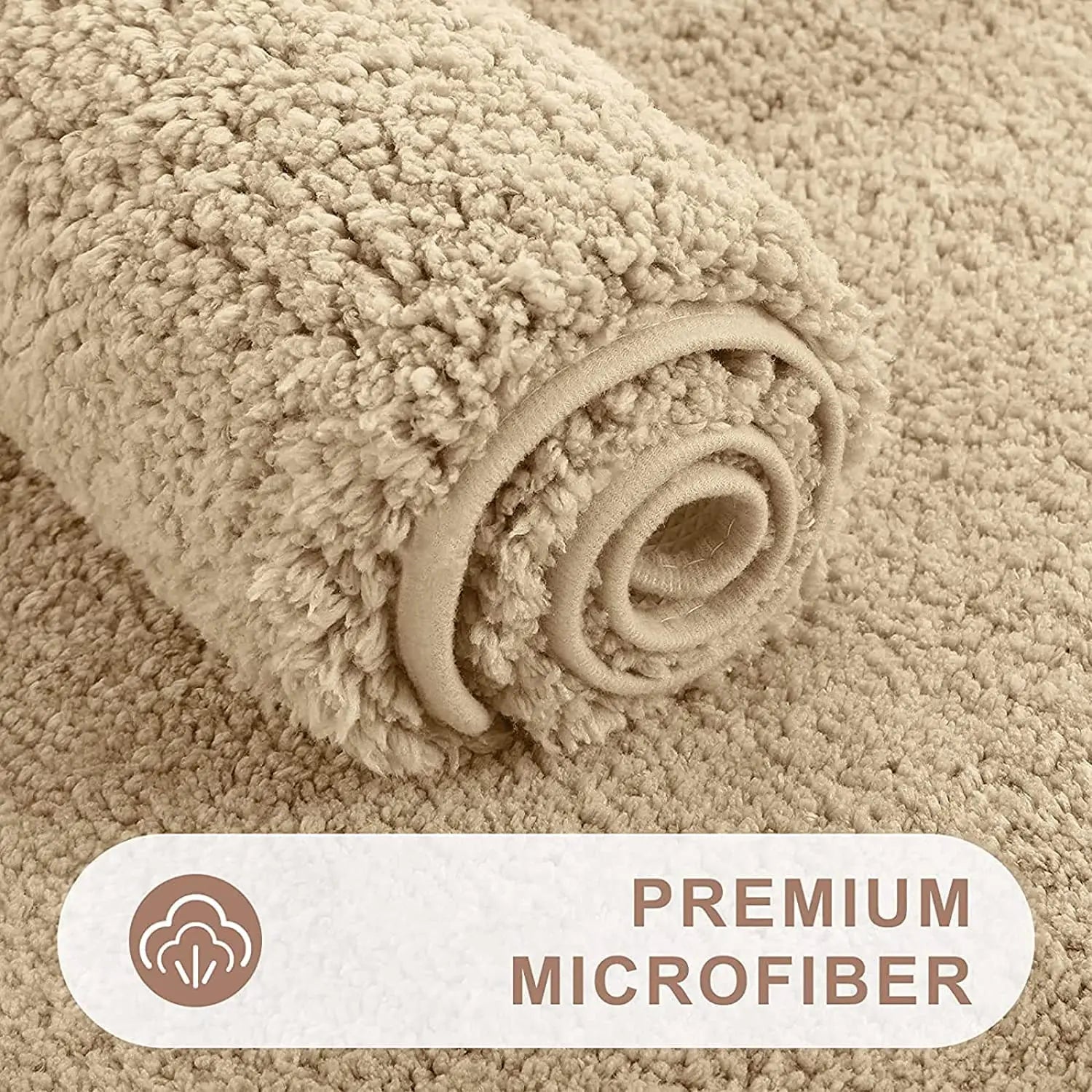 Microfiber Bath Mat Non-Slip Thick Washable CarpetRug Bathroom Indoor Floor Mat Super Absorbent Soft Bath Rug