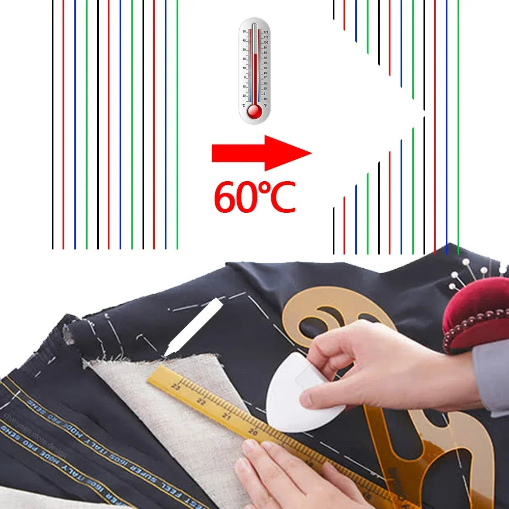 4-40Pcs Disappearing Fabric Marker Pen Erasable Refill Pens For Patchwork Fabric PU Leather Mark Sewing Tools