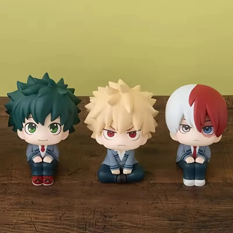 LookUp My Hero Academia Midoriya Izuku Anime Figure Boku no Hero Academia Bakugo Katsuki/Todoroki Shoto Action Figure Toys Gifts
