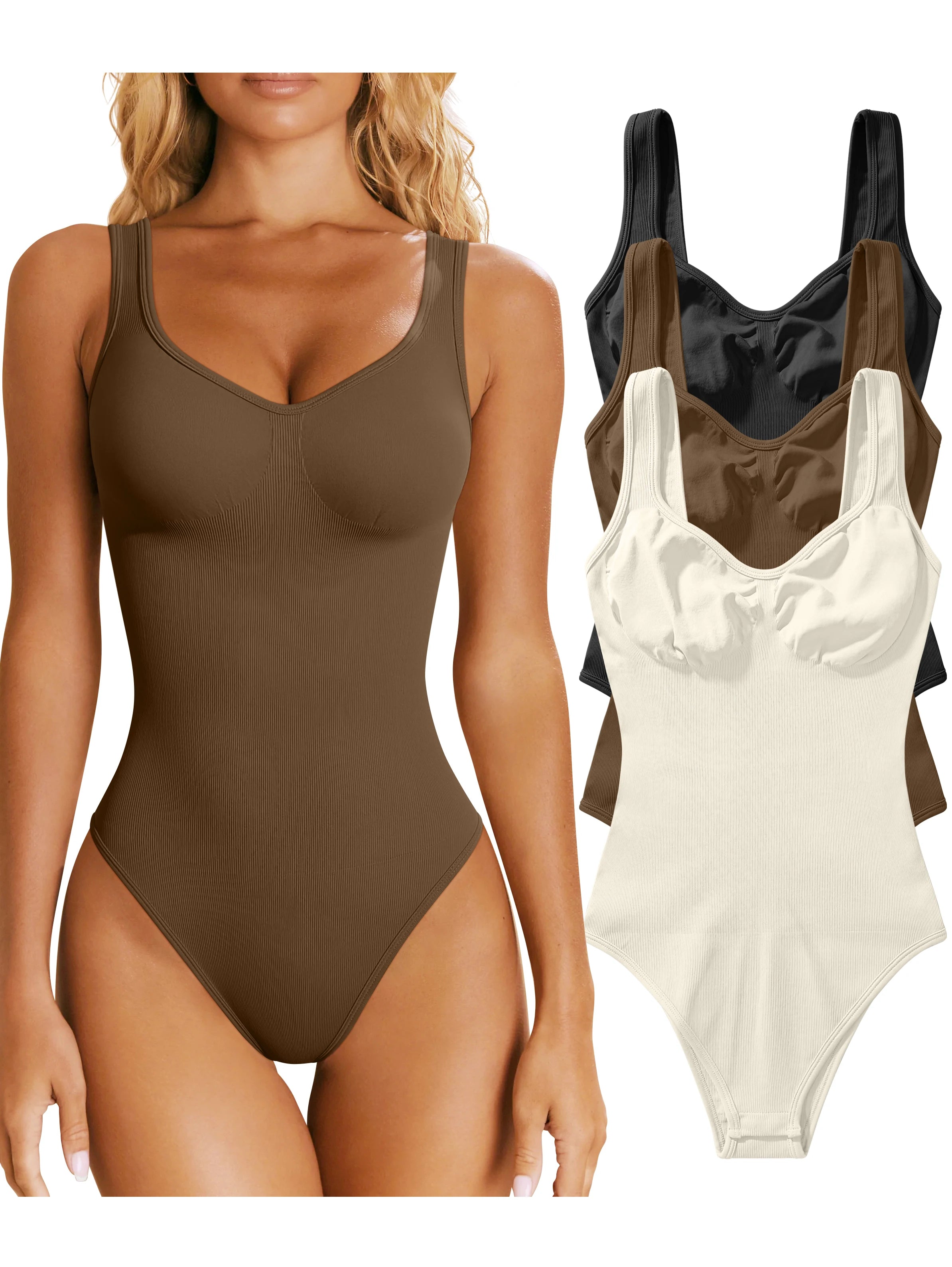Sexy Casual Ladies Jumpsuit Bandage Backless Seamless Women's Bodysuit