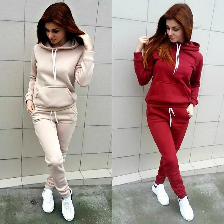 Women's Sweatshirt With joggers jogging pants European And American Style Casual Clothing