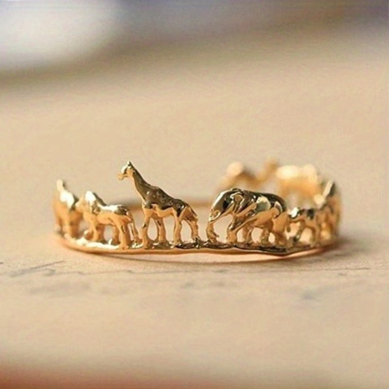 Personality Animal Ring for Women Daily Party Holiday Cute Ring Jewelry Fashion Animal Ring