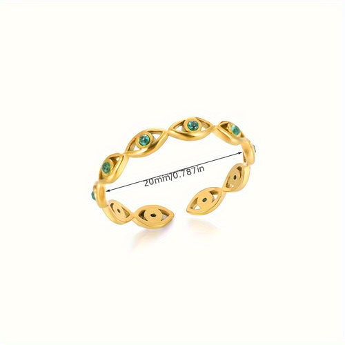 1pc Minimalist Design, Fashionable, Stainless Steel Ring, Non Fading Index Finger Ring, Women'S Gift, Party Decoration, Suitable for Daily And Holiday Parties